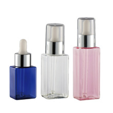 Plastic Square Pet ätherisches Öl Flasche mit Pipette für Kosmetik (NDB02)